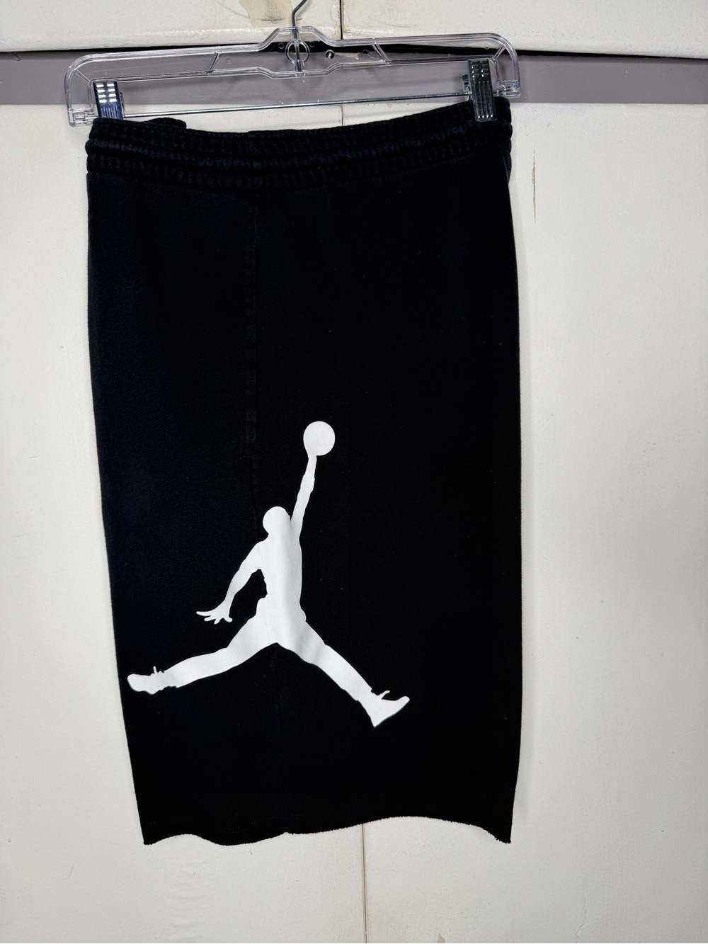 Vintage Nike Air Jordan Shorts Mens Large Logo Jersey Knit Sweatshorts